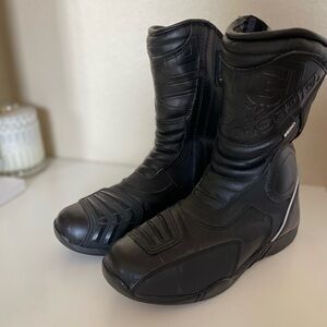 Sedici Black Motorcycle Boots